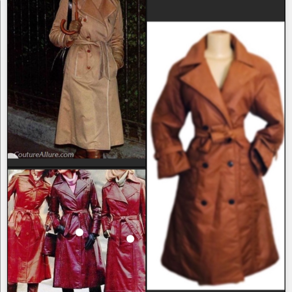 FLEET STREET VINTAGE TAN RAIN TRENCH COAT